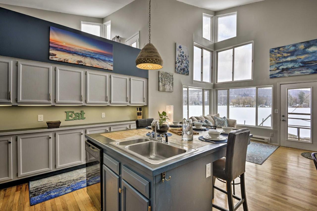 Waterfront Deruyter Home With Private Dock! New Woodstock Экстерьер фото