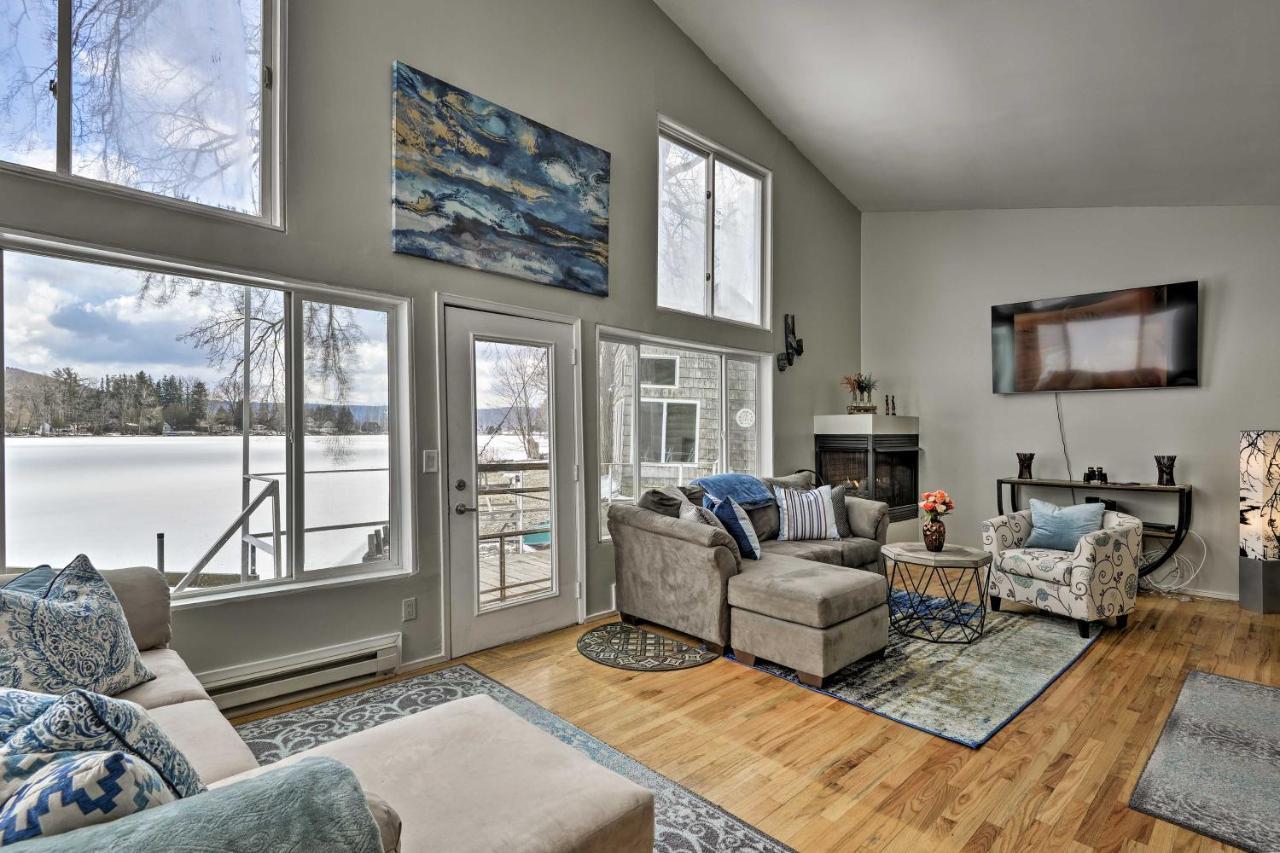 Waterfront Deruyter Home With Private Dock! New Woodstock Экстерьер фото