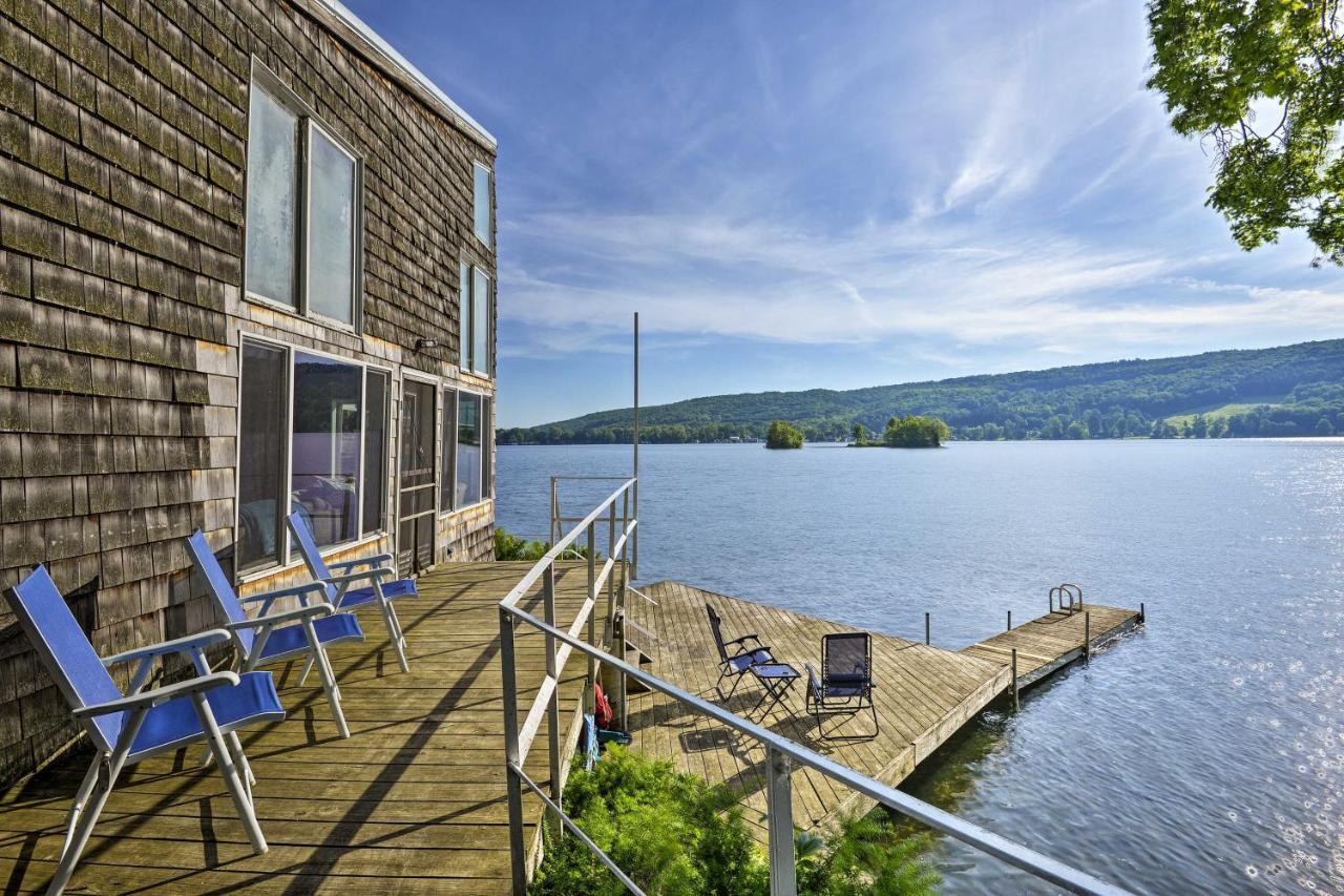 Waterfront Deruyter Home With Private Dock! New Woodstock Экстерьер фото