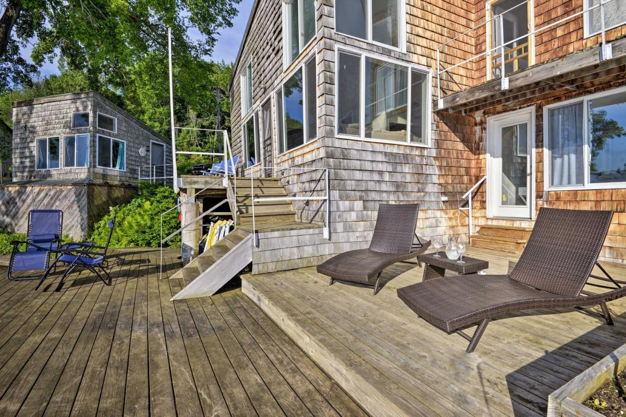 Waterfront Deruyter Home With Private Dock! New Woodstock Экстерьер фото