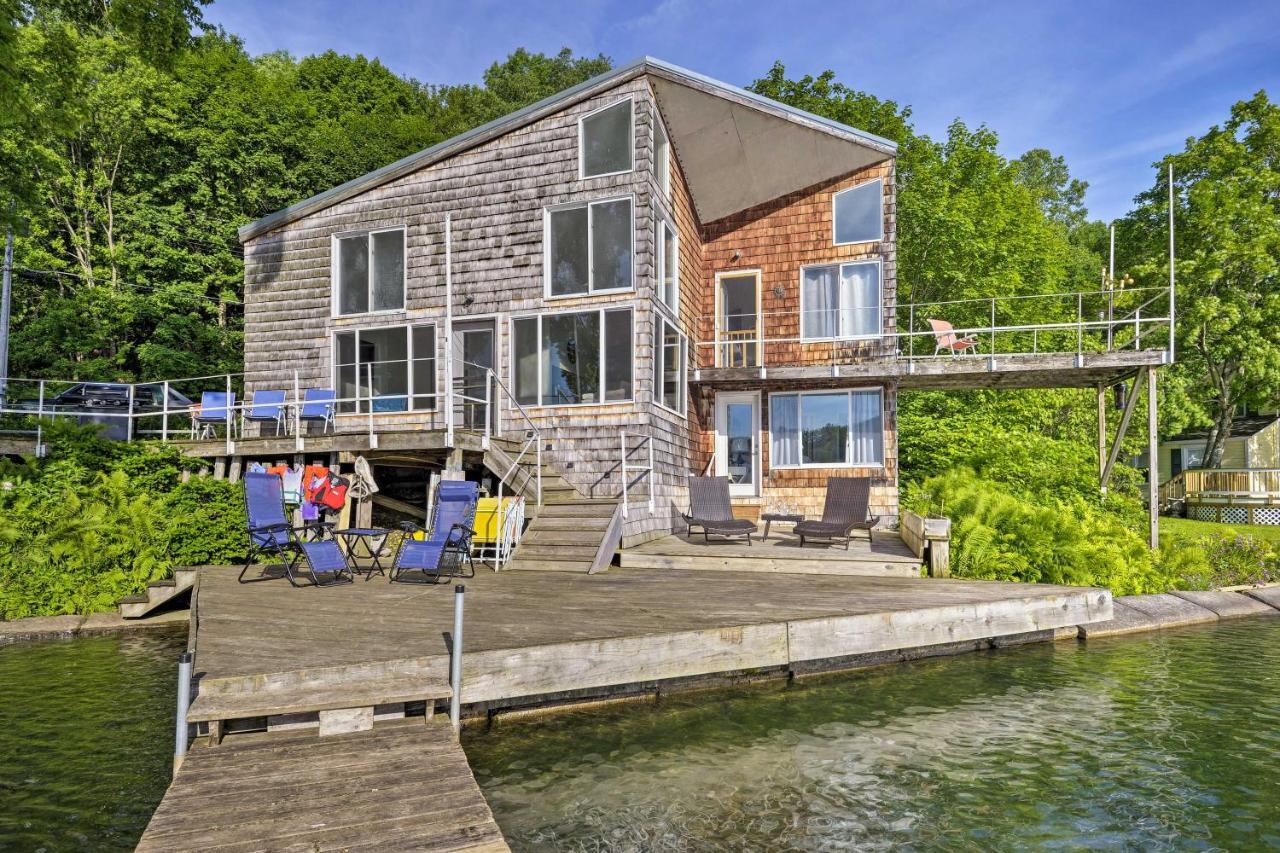 Waterfront Deruyter Home With Private Dock! New Woodstock Экстерьер фото